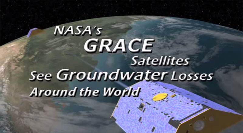 GRACE data over the United States, 2003-2012