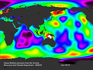 Ocean Bottom Pressure 2002-2012